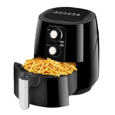 China Household French Fries Air Fryer 5L Large Capacity Healthy Electric Kitchen Smart Smokeless Air Fryer Oil Free Energy Saving Fryer for sale