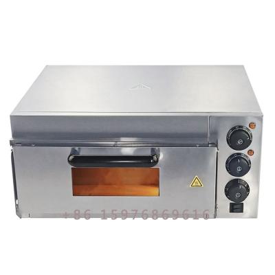 China Canner Factory Commercial Electric One Deck Pizza Maker Portable Baking For Restaurant One Deck Pizza Baking Oven for sale