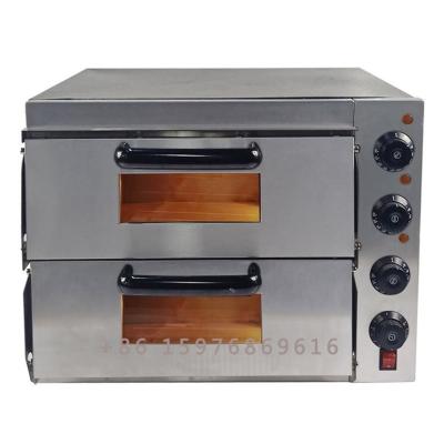 China Easy Clean Commercial Electric Pizza Oven For Sale Two-Layer Electric Baking /Bread/Pizza Pizza Oven With Timer Pizza Oven for sale