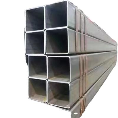 China Mild Structure Pipe Carbon Steel Profile Galvanized Square Hollow Section Iron Pipe for sale