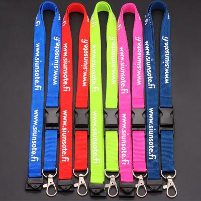 China Wholesale Cheap Durable Custom Jacquard Polyester Silk Printing Woven Nylon Lanyards With Custom Logo for sale