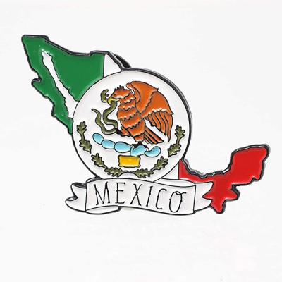 China Europe Manufacturer Custom Cheap Southwest Colorful Illustrator Brooch Badge Pins Mexican Enamel Lapel Pin for sale