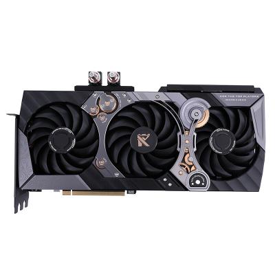 China Hot Selling Colorful Igame Workstation Geforce Rtx 3090 Kudan 24g Gddr6x 1860mhz Integrated Water Cooled Gaming Graphics Card for sale