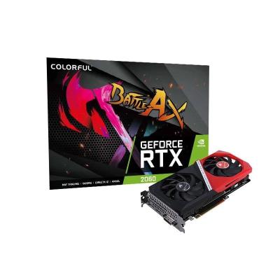 China Brand New Colorful 2060 Workstation Geforce Rtx Duo 12g Graphics Card Computer Games Video Card for sale