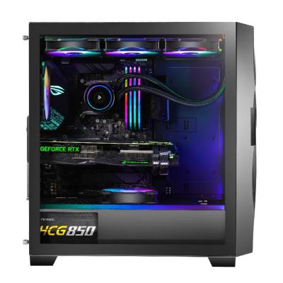 China Desktop Antec Windwalker DF 700 Spring Black Middle Tower Chassis Tempered Glass / Efficient Heat Dissipation / Support Dual 360 Water Cooling for sale