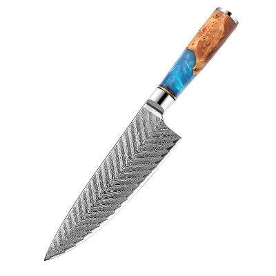 China 2020 Viable New Arrival Custom Logo Products vg10 Handmade Damascus Japanese Kitchen Cook Knife for sale