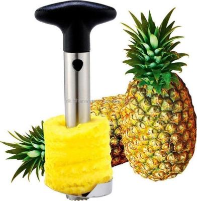 China Sustainable High Quality Stainless Steel Hollow Fruit Peeler Slicer Pineapple Puncher for sale