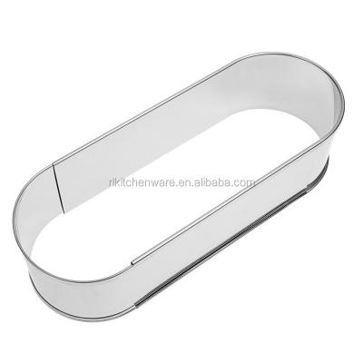 China Sustainable Adjustable Food Grade Stainless Steel Cake Ring for sale