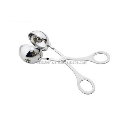 China Stored Home Use Food Grade Stainless Steel Kitchen Meat Baller Tongs for sale