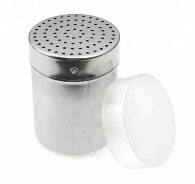 China Viable Whole 18/8 Stainless Steel Coffee Powder Salt Shaker With Hole Design for sale