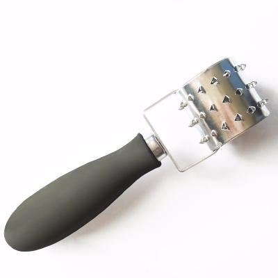 China Eco-friendly Sustainable Wholesale Stainless Steel Meat Loose Devices With Handle For Steak Beef Meat Tenderizer Hammer for sale