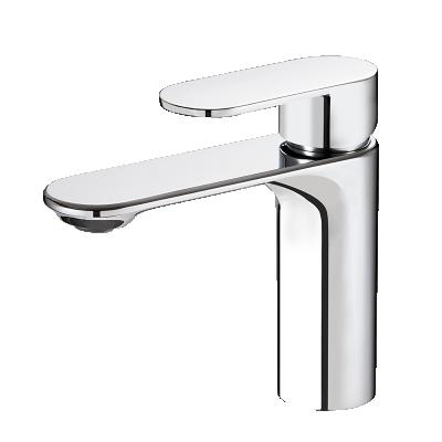 China Modern Metered Faucets Chrome Basin Water Taps Bathroom Taps Basin Mixer for sale