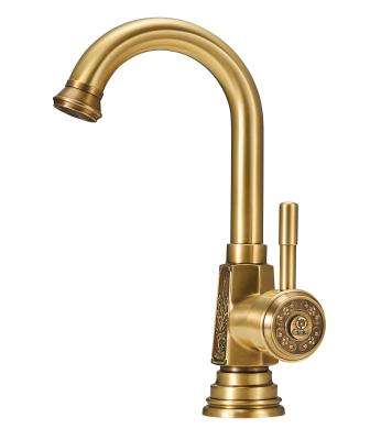 China Faucets Luxury Vintage New Water Saving Faucet Metered Faucet For Kitchen Hotel for sale