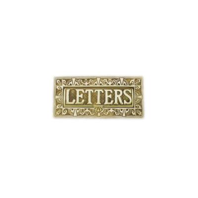 China Custom Made Europe Hotel Popular Cast Iron Tiny Solid Brass Sign for sale