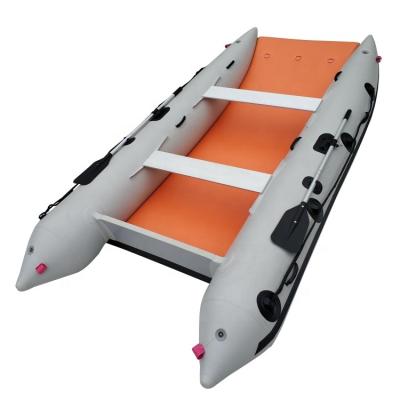 China High Quality Family Entertainment Sail Fishing Folding Inflatable Catamaran Boats for sale