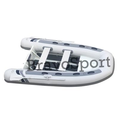 China PVC Rowing Boat For Fishing CE GRADE C Design 12ft Double Hull Aluminum Rib 360 Inflatable Boat for sale