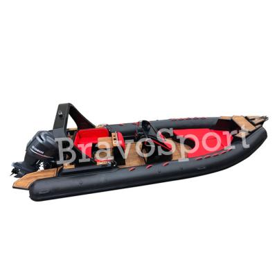 China PVC rowing boat for fishing 7.6m yachat luxury rib hypalon tube inflatable boat with motor for sale for sale