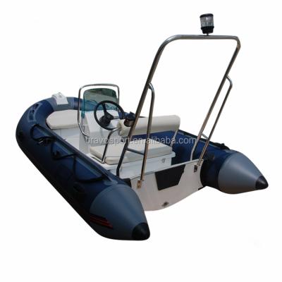 China PVC Rowing Boat For Fishing RIB 360 Panga Pontoon Yacht Greece Fiberglass Boat For Sale for sale