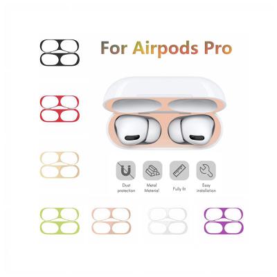 China For AirPods pro skin dustproof protective film cover device ultra thin metallic film sticker for Airpods pro for sale