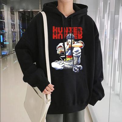 China Anti-wrinkle Hunter X Hunter Hisoka Pullover Hoodie Cartoon Printing Streetwear Tops Oversized Sweatshirt Woman Hoodies for sale