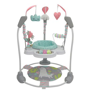 China Sounds Reward and Encourage Every Bounce by Fold Sound to Safety Baby Jumper Activity Center Toddler Forest Walker for Infant Baby Jumper for sale