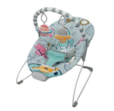 China Hot Selling Safety Toilet Chairs Panda Paradise Electric Foldable Infant Seat Baby Bouncer with Vibration and Music for sale