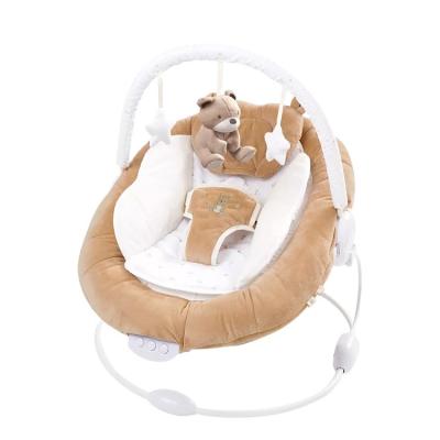 China Cotton Baby Bouncer Ladida Chairs Infant Seat Electric Foldable Baby Bouncer with Vibration and Music for sale