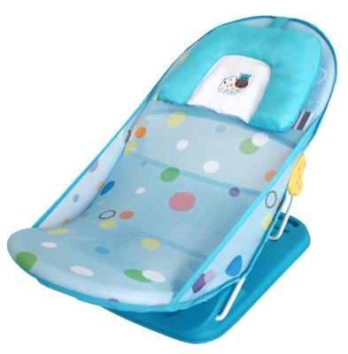 China Safe Comfortable Infant Newborn Infant Bath Support Cushion Soft Bath Product Baby Shower Chair for sale