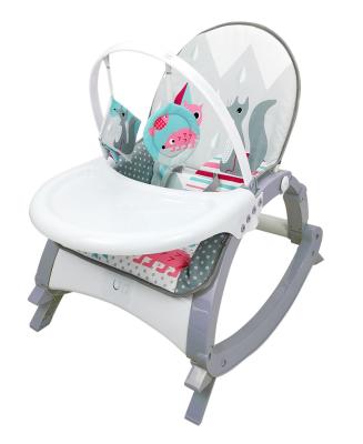 China Modern Baby Rocker Multifunctional Kids Dinner Eating Chair Booster With Music for sale