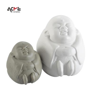 China China Wholesale High Quality Home Decoration Sitting Smiling Buddha Statue Figurine Happy Prayer Ornaments for sale