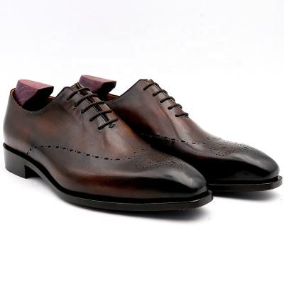 China Co. Hot Sale Customized Handmade Unique Deodorization Oxford Leather Dress Shoes For Men for sale