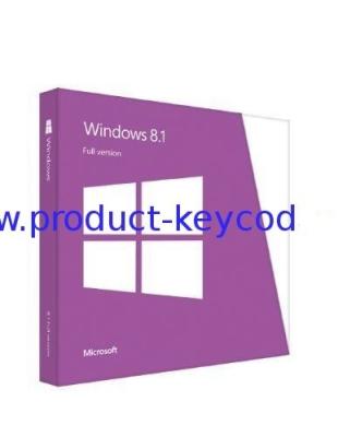 China Standaardmicrosoft windows 8 Product Zeer belangrijke Code 32/met 64 bits voor Vensters 8.1 Te koop