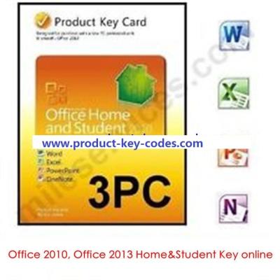 China Microsoft Office-Produkt-Schlüsselcodes für das Büro 2013 Haupt und Studenten zu verkaufen