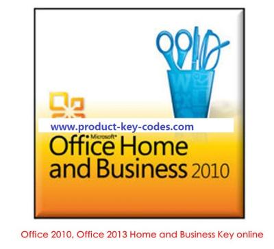 China Microsoft Office Product Key Codes For Microsoft Office 2010 Home And Business download for sale