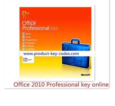 China Berufs-Microsoft Office-Produkt-Schlüsselcodes des Büro-2010 zu verkaufen