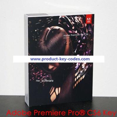 China Produkt-Schlüssel Adobes Cs6 für Adobe-Premierepro-Seriennummer CS6/Videobearbeitungs-Software zu verkaufen