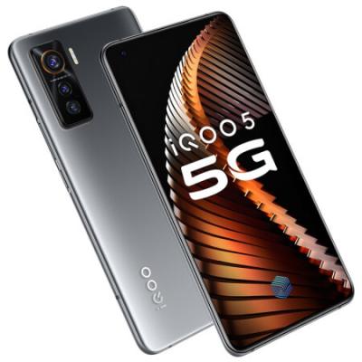 China Dual SIM Card iQOO 5 8GB 128GB 5G Mobile Phone 55W Original vivo Rush Filling Screen 120Hz Refresh Rate KPL Android Mobile Phone for sale