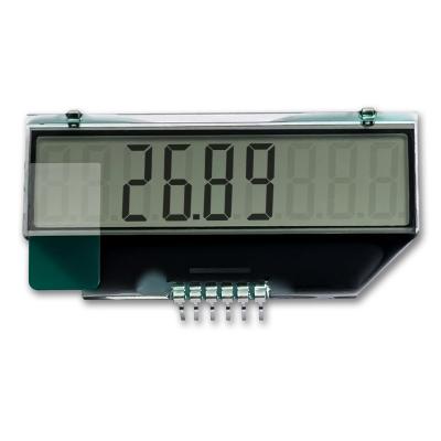 China Custom Black 7 Segment Display Custom Monochrome LCD Display Segment LCD For Temperature Gun Custom for sale