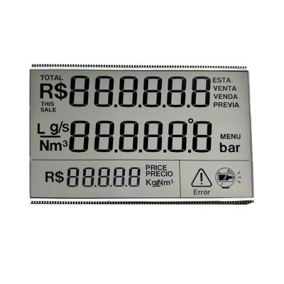 China Customized Size TN HTN VA STN FSTN Monochrome 7 Segment Custom LCD Display For Smart Energy Meter Custom for sale