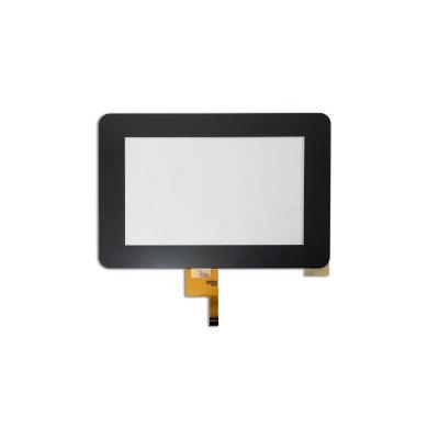 China 800x480 6H Hardness LCD Touch Screen 0.7mm Cover Glass 5