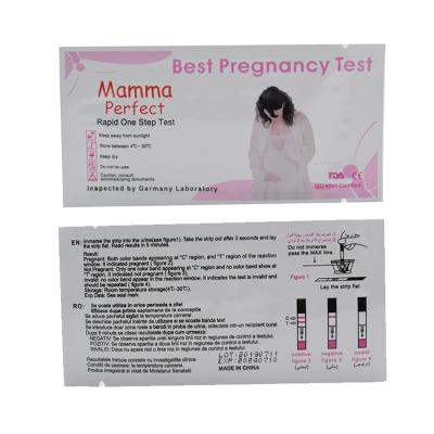 China Plastic Quick Test Mom's Best HCG Pregnancy One Step Test for sale