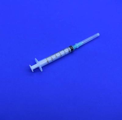 China Hypodermic Injection Disable Syringe Safety Medical Disposable Plastic Syringe 25G 3ML for sale