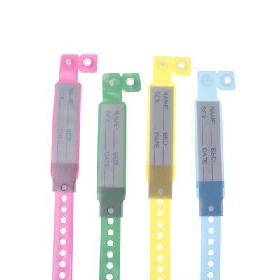 China Eco - Friendly Hospital Pet ID Wrist Band ID Bracelet With Insert Card for sale