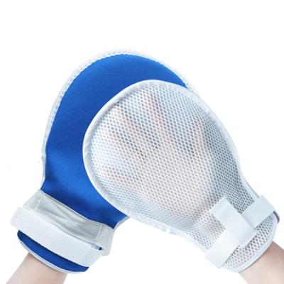 China Breathable Padded Medical Patient Hand Finger Control Gloves Restraint Gloves To Prevent Scratch for sale