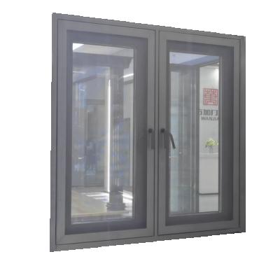 China Magnetic Modern Popular Aluminum Screen WANJIA Casement Soundproof Window for sale