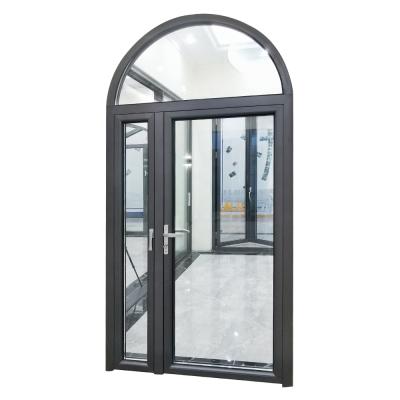 China Modern Aluminum Casement Front Door Designs for sale