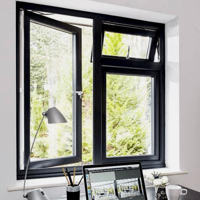 China WANJIA CE Certificates Thermal Cutoff Casement Windows Aluminum Casement Window for sale