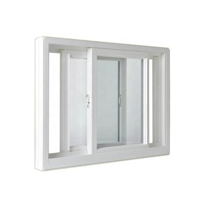 China Sliding WANJIA modern homes waterproof plastic sliding windows upvc window for sale