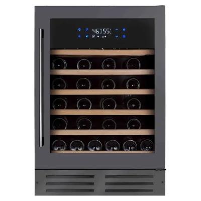 China Commercial Cooler 145L 54 Bottles Wine Fridge With Temperature Control Wine Fridge For Red Wine Champagne Applicable Apartment for sale