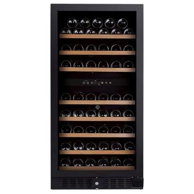 China Commercial Luxury Mini 270L Single Cellar 96 Bottle Smart Free Zone Vinopro Wine Fridge For Hotel for sale